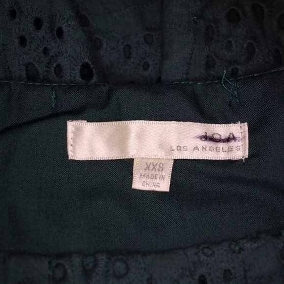 JOA off the shoulder Eyelet Mini Dress - Picture 4 of 5